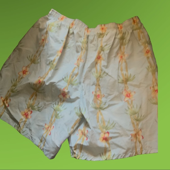 SPEEDO Mens Hawaiian Print swimming Trunks Cotton/Nylon Sz.XL - Picture 6 of 9